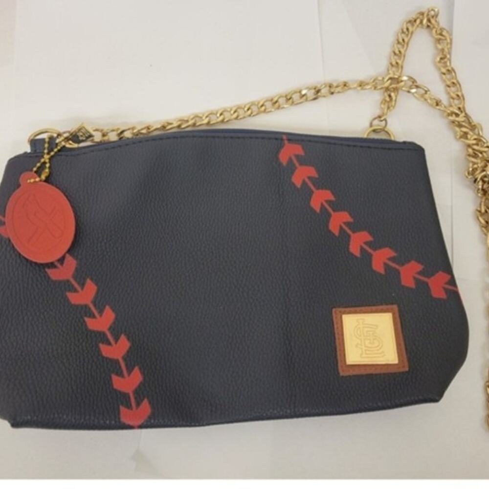 St. Louis Cardinals Purse with Chain Shoulder Strap